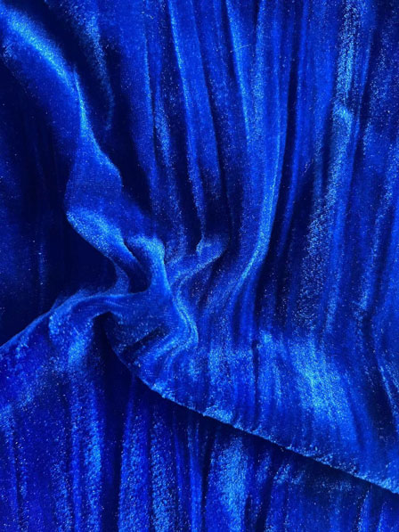 Wrinkle velvet fabric